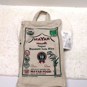 Mayar Organic Super Basmati Sela Rice Bag Only